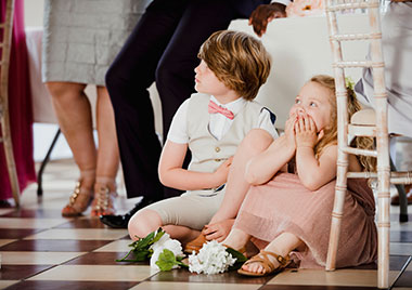 Having children at your wedding